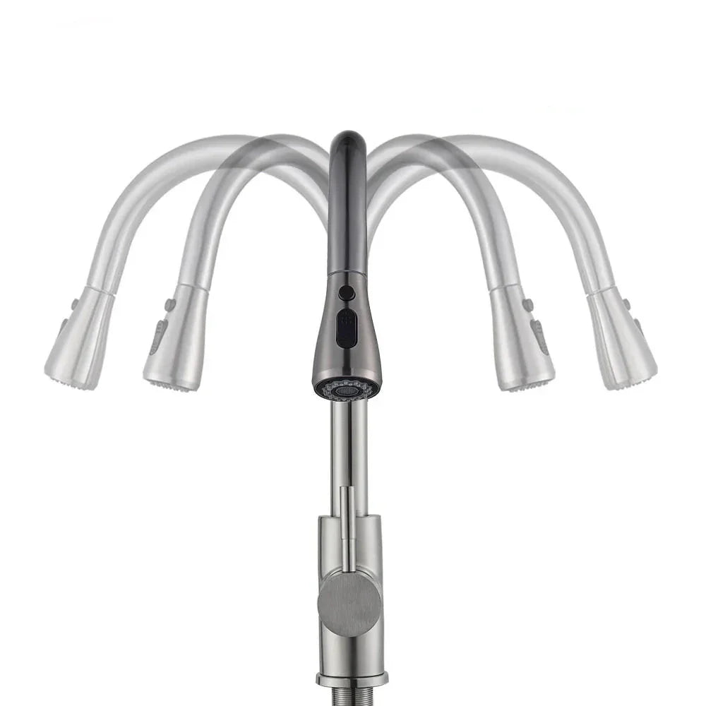 AquaFlex – Flexible Kitchen Faucet with Pull-Out Spray Head