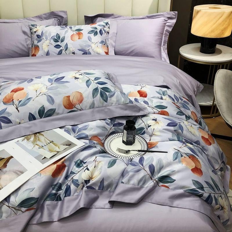 Set copripiumino Lavender Bloom (Cotone Egiziano)