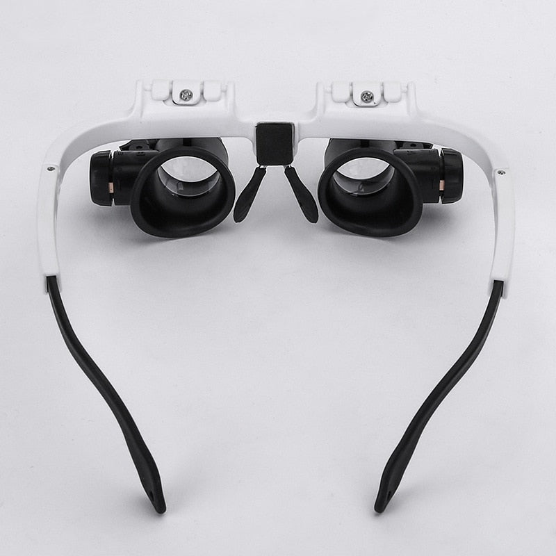 Professional Magnifying Glasses | LED Illuminated 3-Level Magnification - Image 2