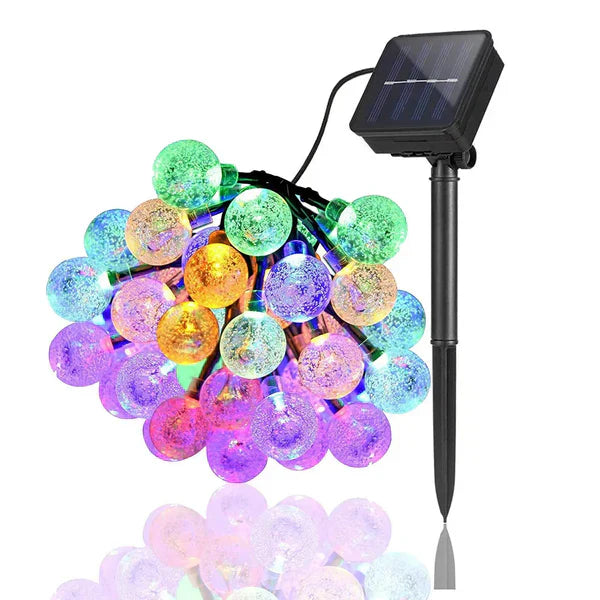 RadiantGlimmer - Catena Luminosa Solare LED Impermeabile