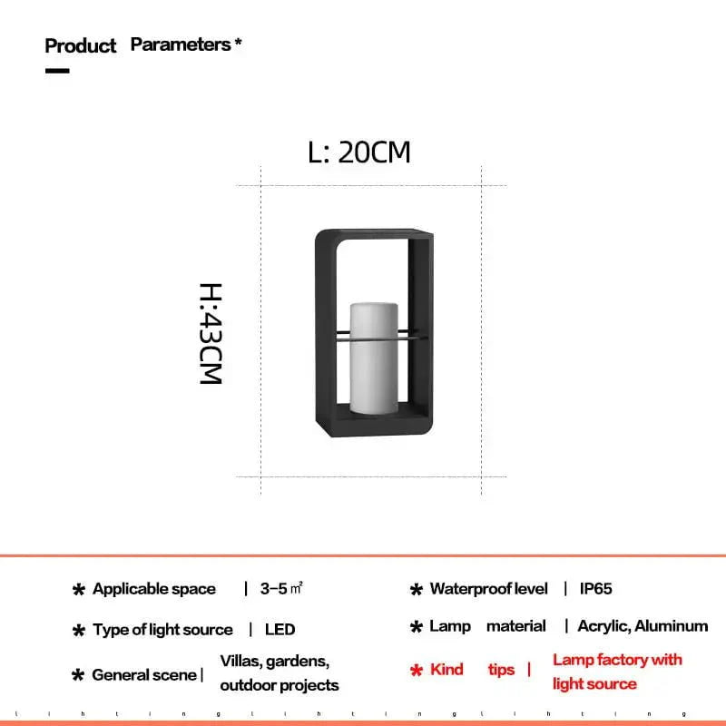 Garden Lantern - Solar Buitenlantaarn