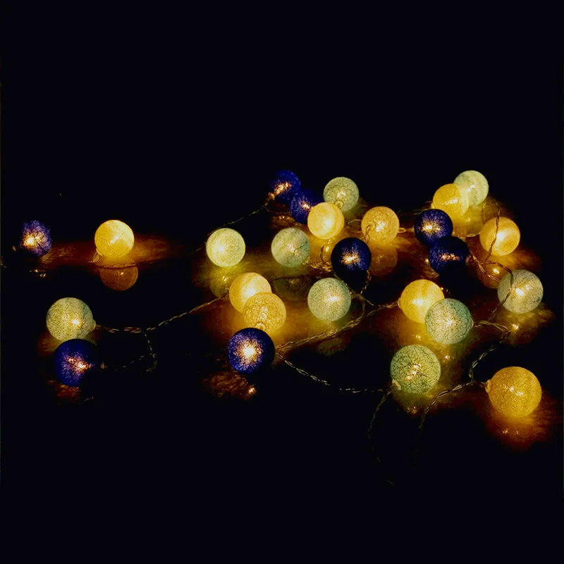 GlobeGlow - LED Cotton Thread Lanterns