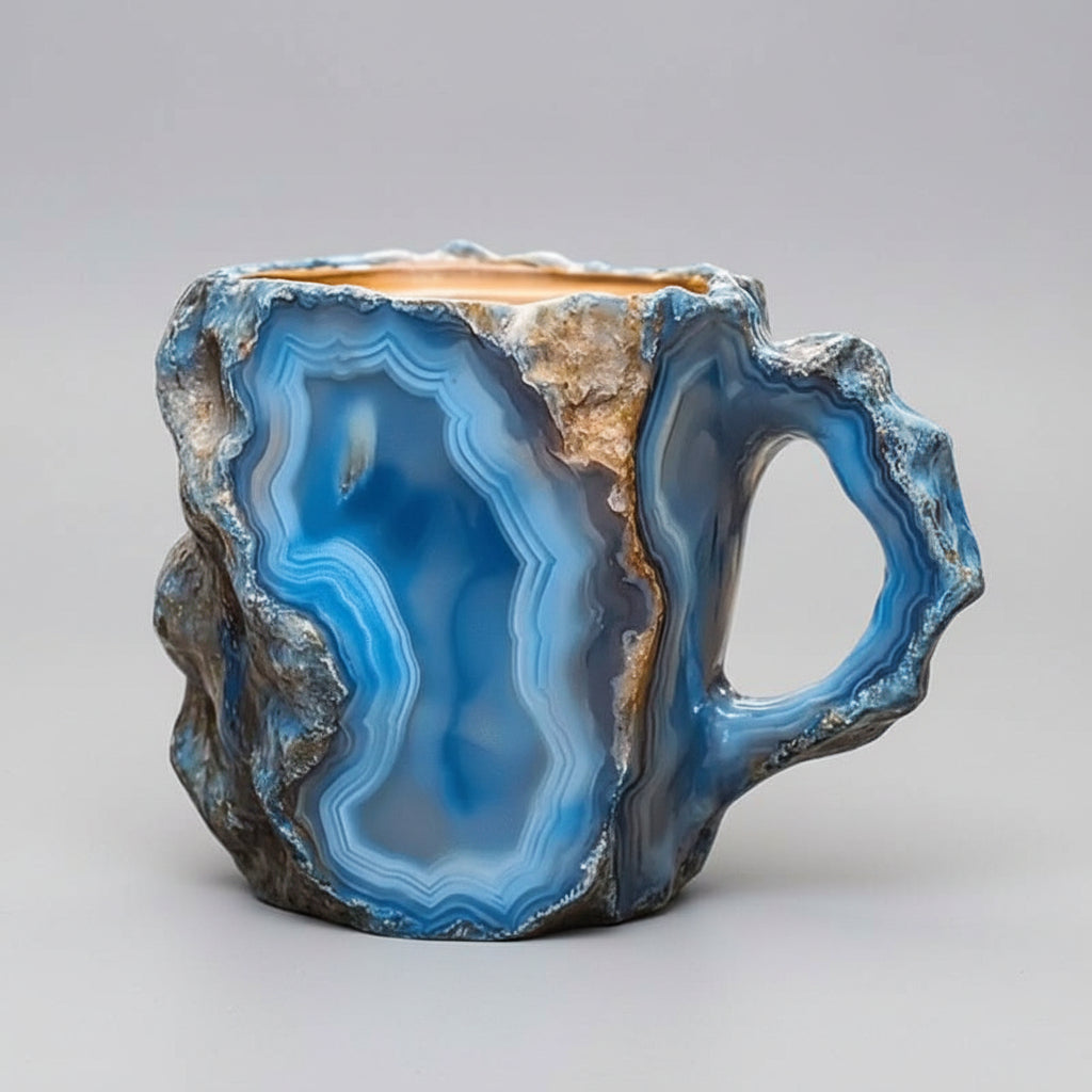 Tazza Ceramica Design Pietra Naturale Tazza Caffè Lusso Decorativa