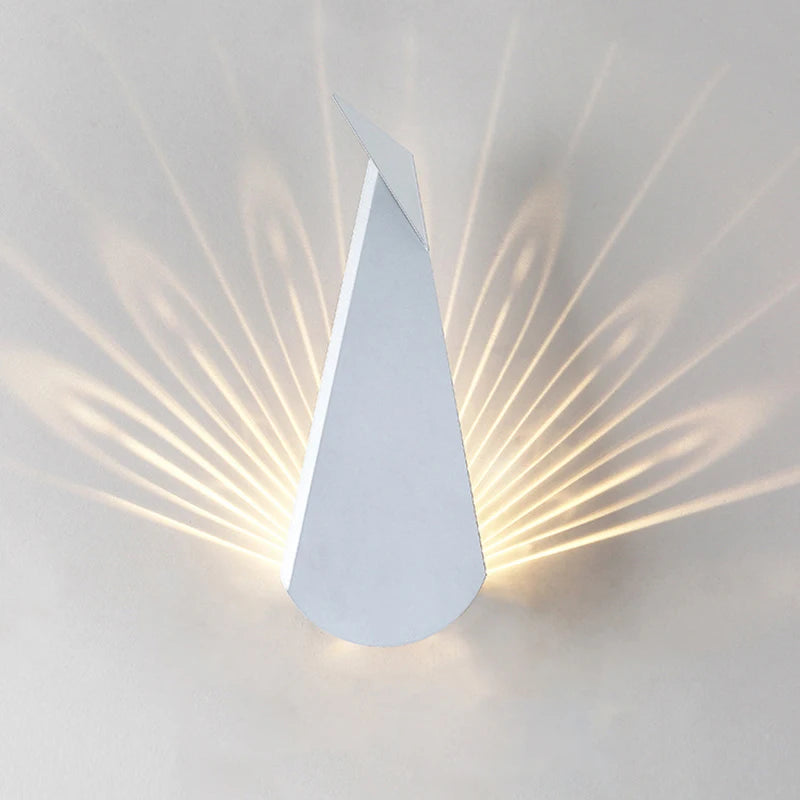 ElegantLicht - Candeeiro de Parede Pavão Moderno LED