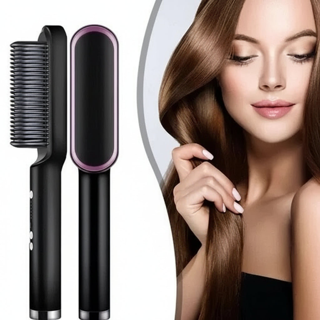 Hair Styling Comb for Effortless Straightening and Curling 0