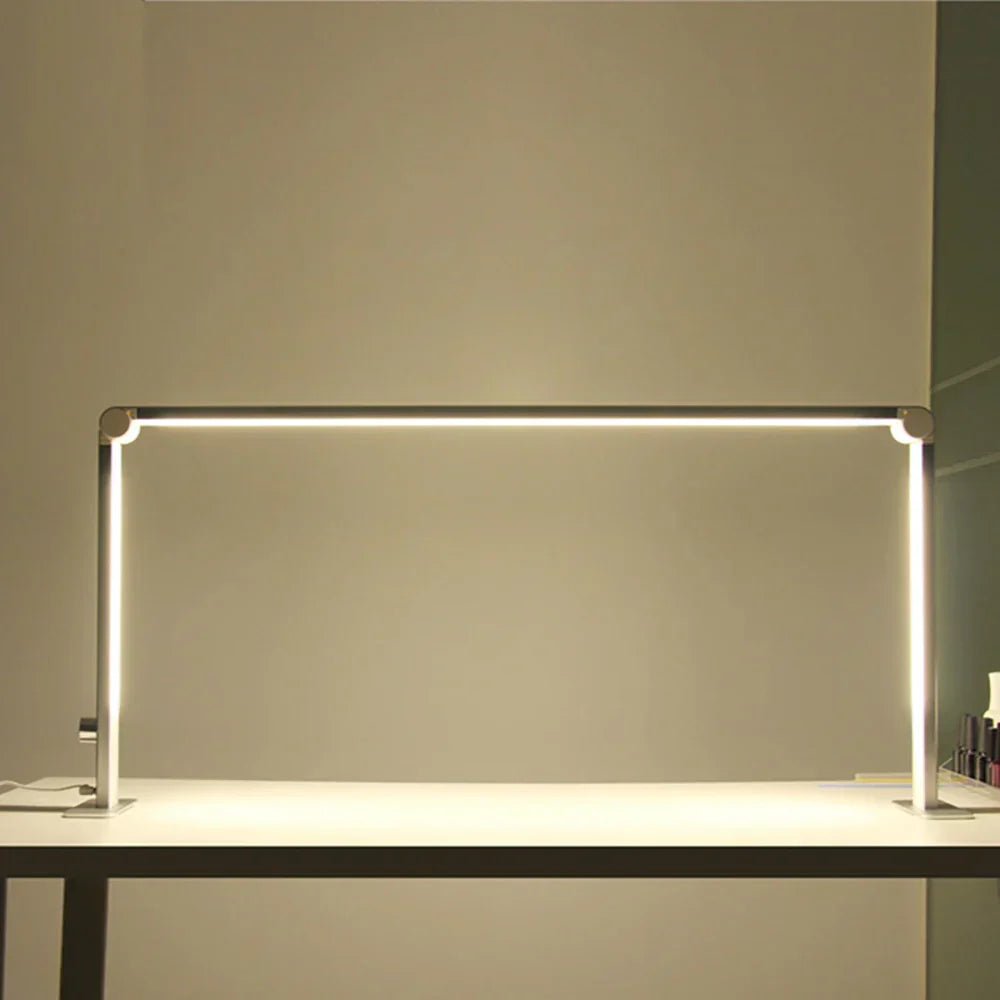LunaGlow – Half Moon LED Table Lamp for Desk and Nail Studio Lighting