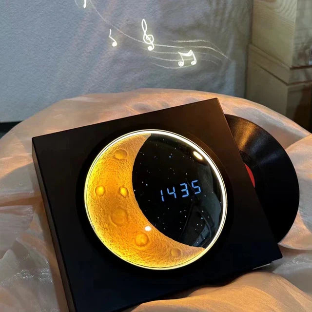 MoonGlow – LED Moon Lamp with Music & Bluetooth Speaker | Atmospheric Lighting