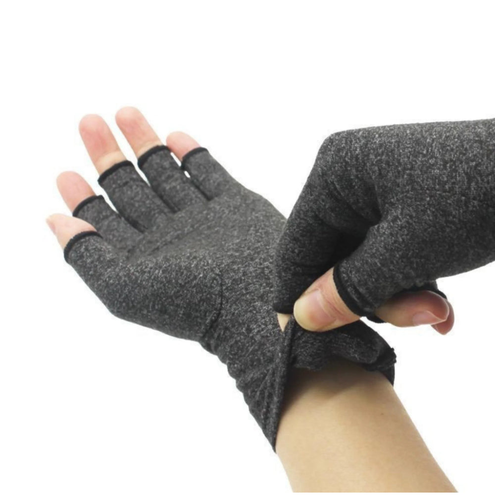Compression Support Gloves Adjustable Wrist Hand Use