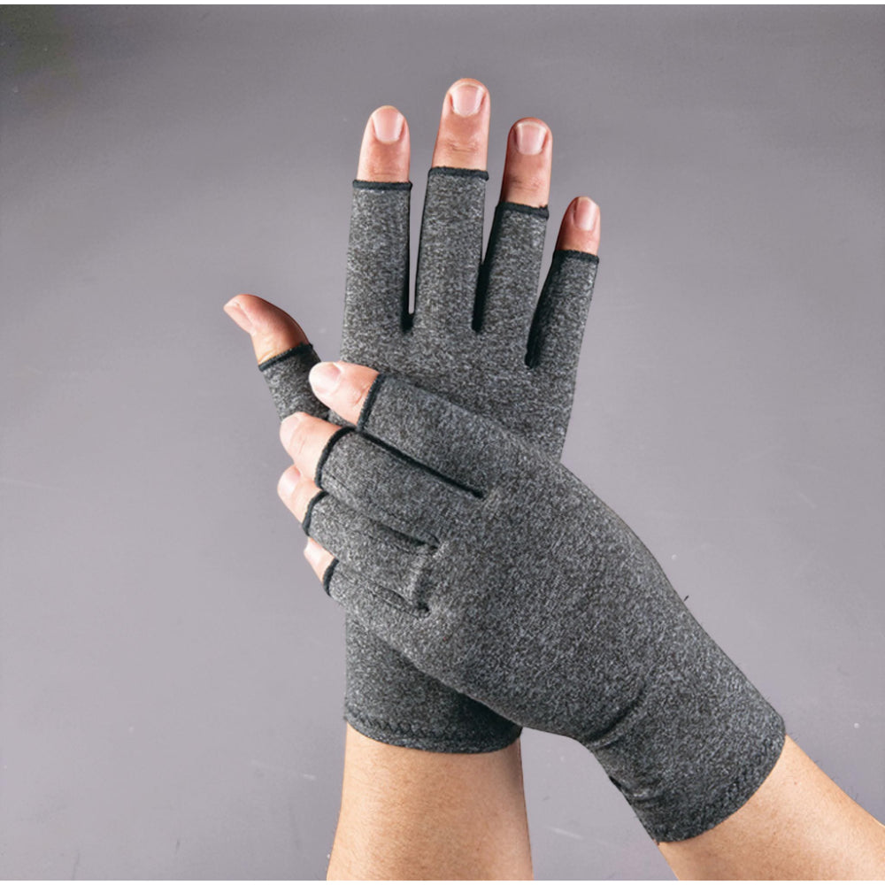 Guanti Compressione Polso Mano Supporto Senza Dita Regolabile