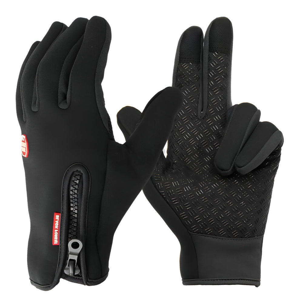 Gloves Winter Thermal Touchscreen Zip Cuff Outdoor