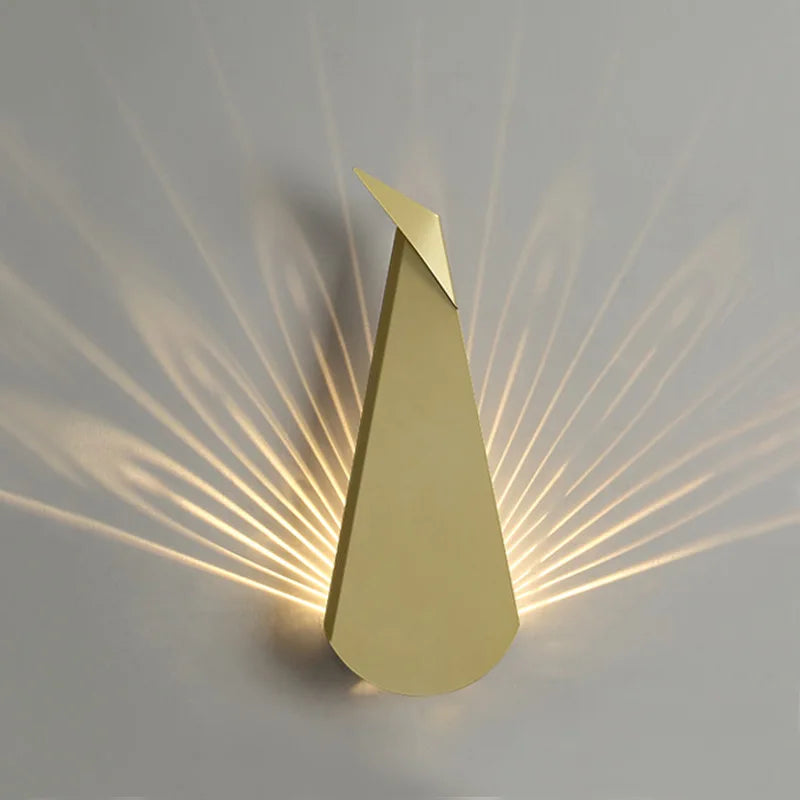 ElegantLicht - Candeeiro de Parede Pavão Moderno LED