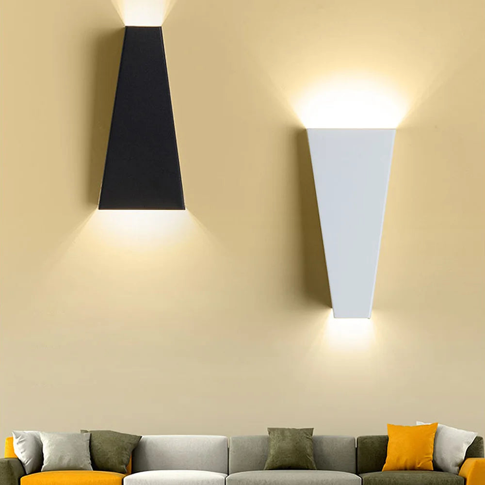 DualGlow - Lampada da parete LED moderna per camera da letto e corridoio