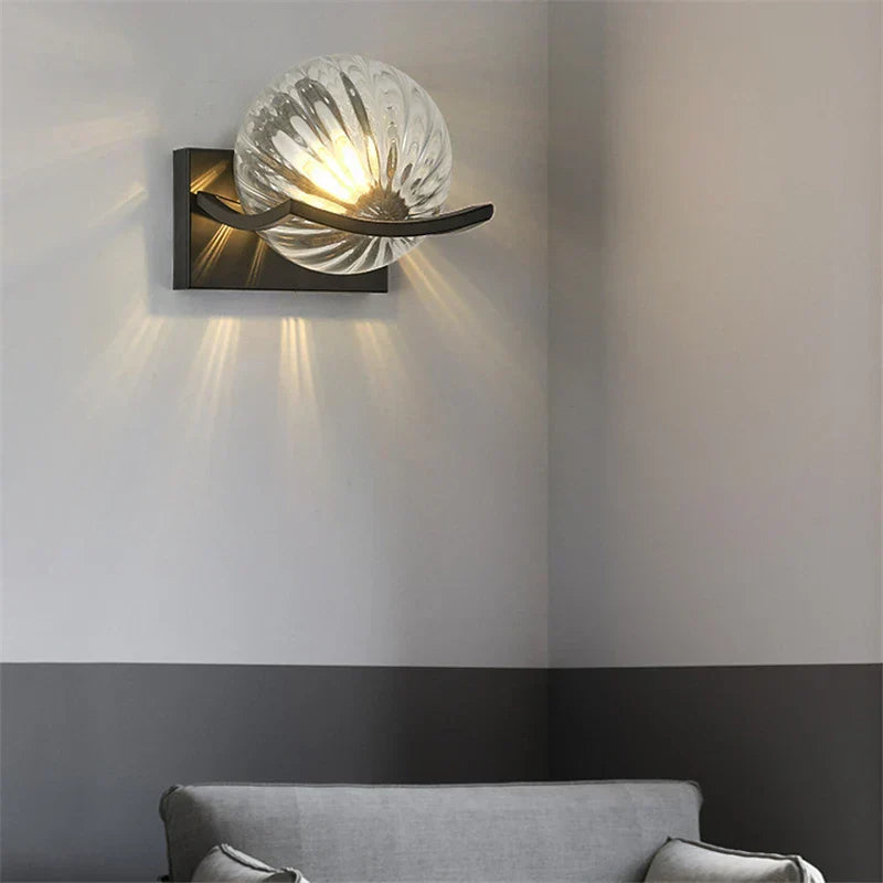 ModernGlow – Lámpara de pared LED moderna de vidrio