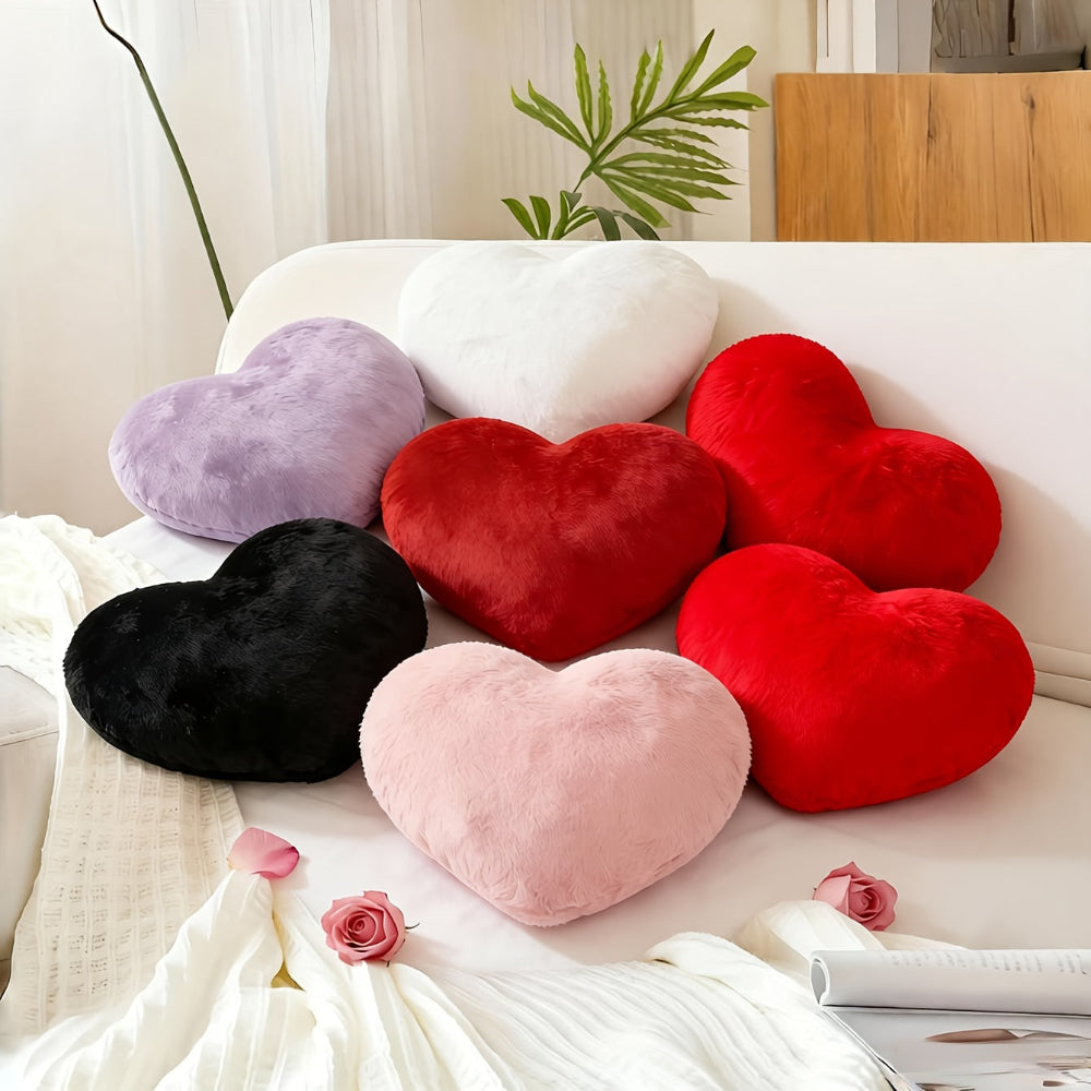 Cuscino Decorativo Forma Cuore Morbido Cuscino Poliestere Divano Letto