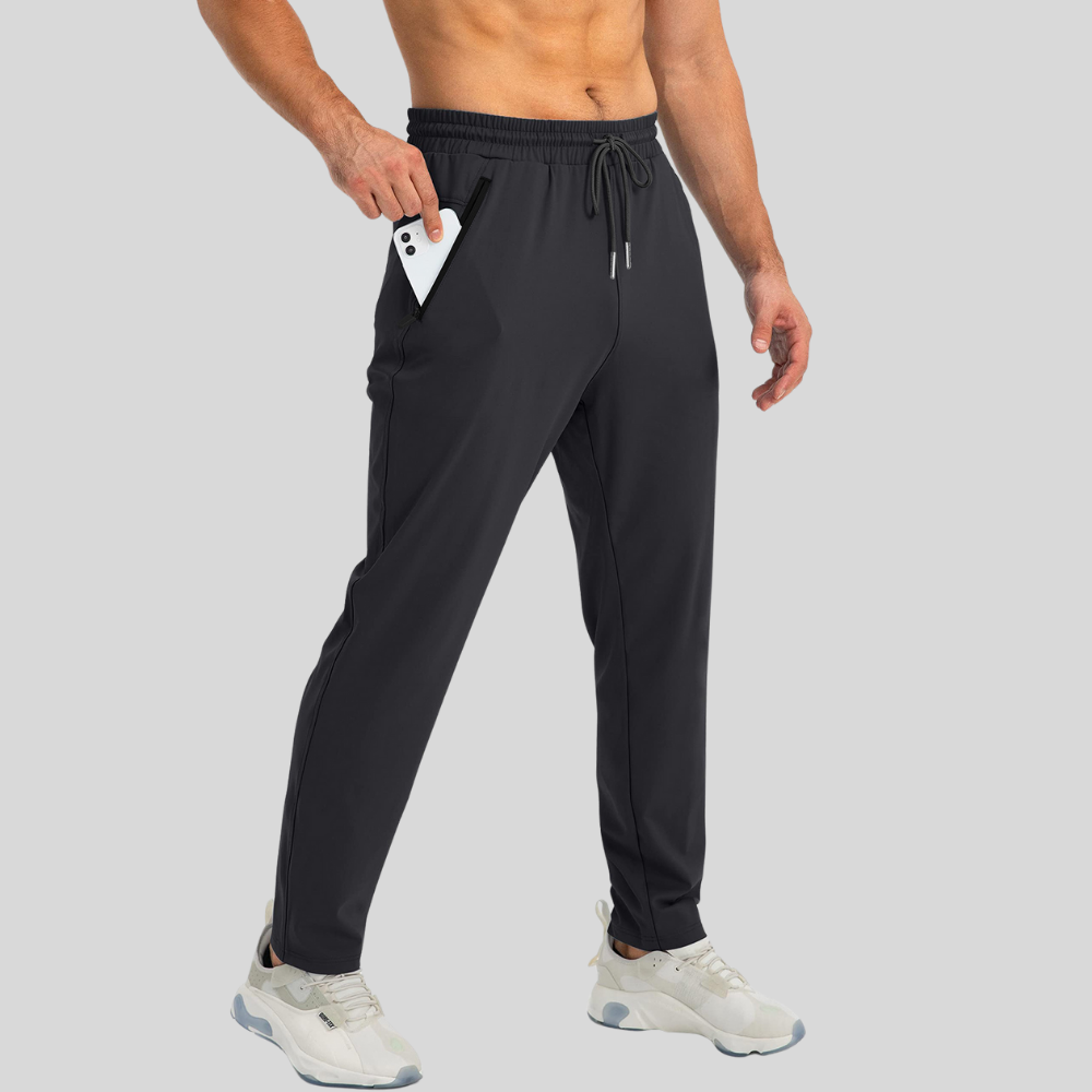 Pantaloni Uomo Elasticizzati Comodi Slim Fit Lavoro Tempo Libero