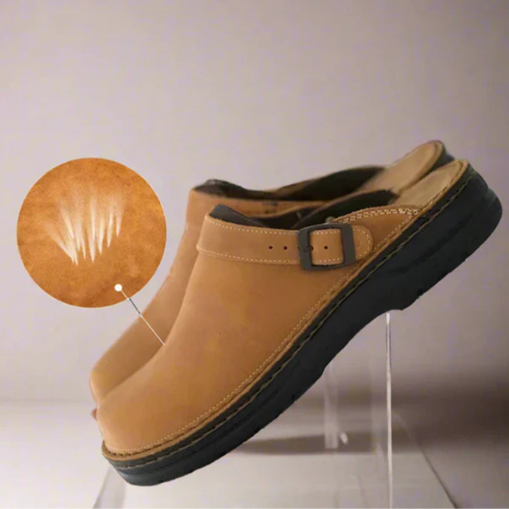 Sapatos de Trabalho Heren Klompen Slip On Ajuste Largo