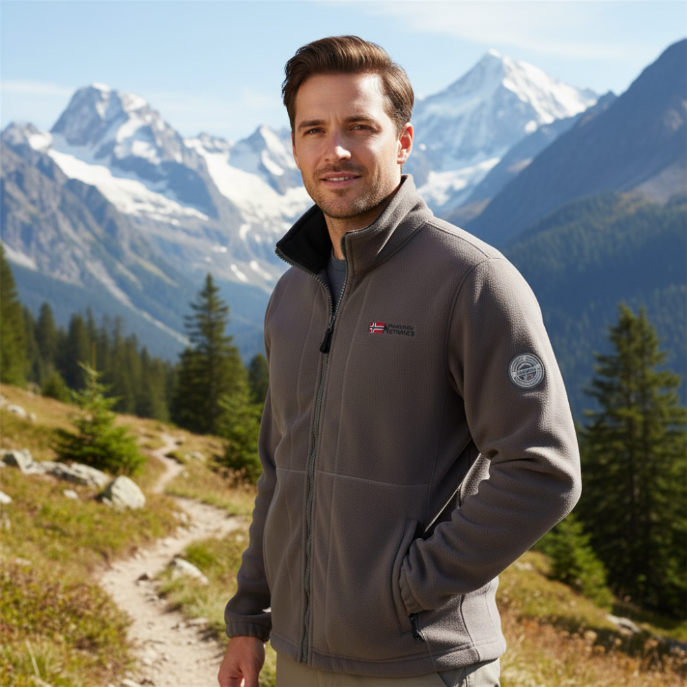 Mens Fleece Winter Jacket Windproof Warm Outdoor Coat