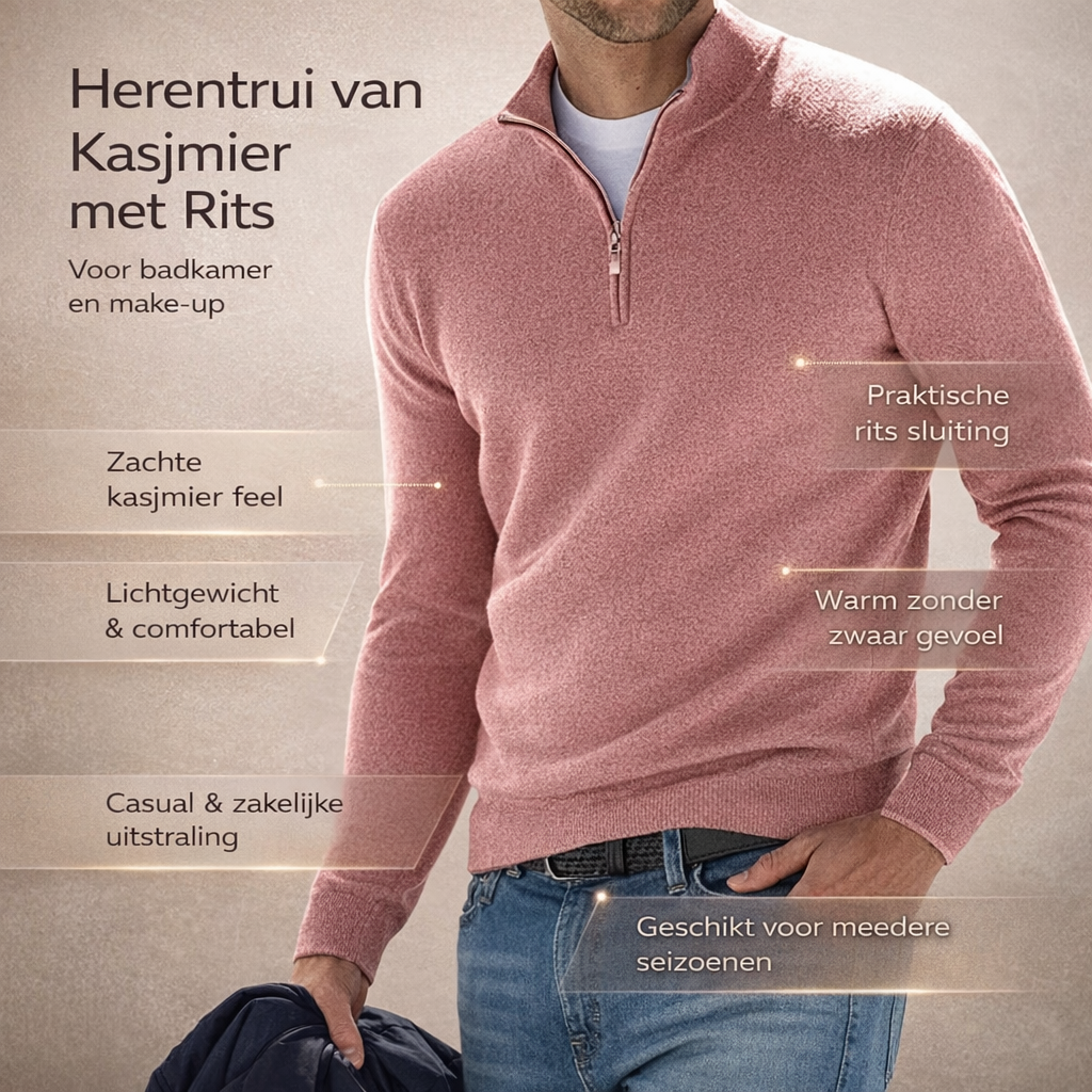 Men's Jumper Zip Knit Casual