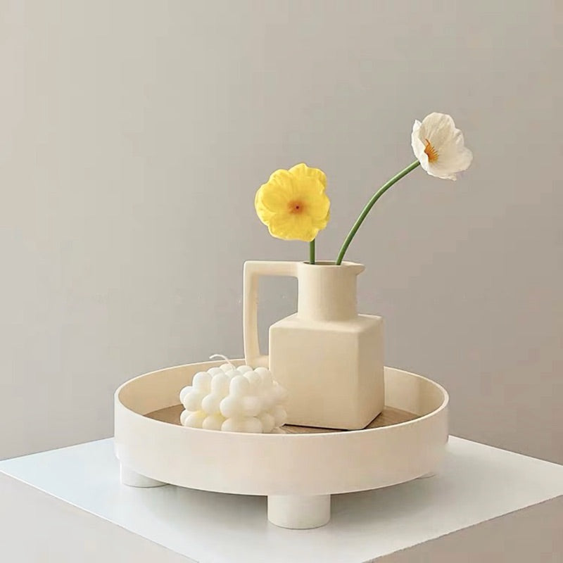 Elegant Ceramic Serving Tray Solis