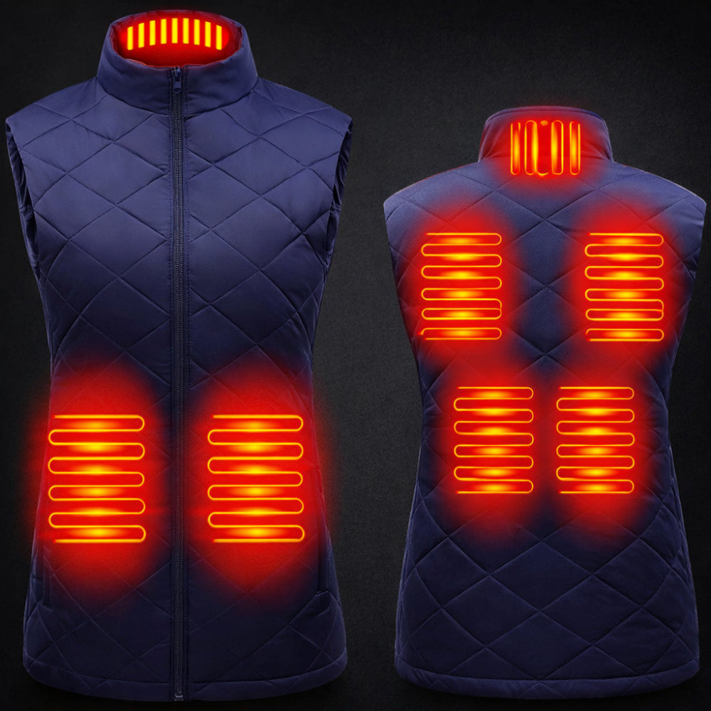 Hiking Heated Vest USB Heating Adjustable Warmth Outdoor