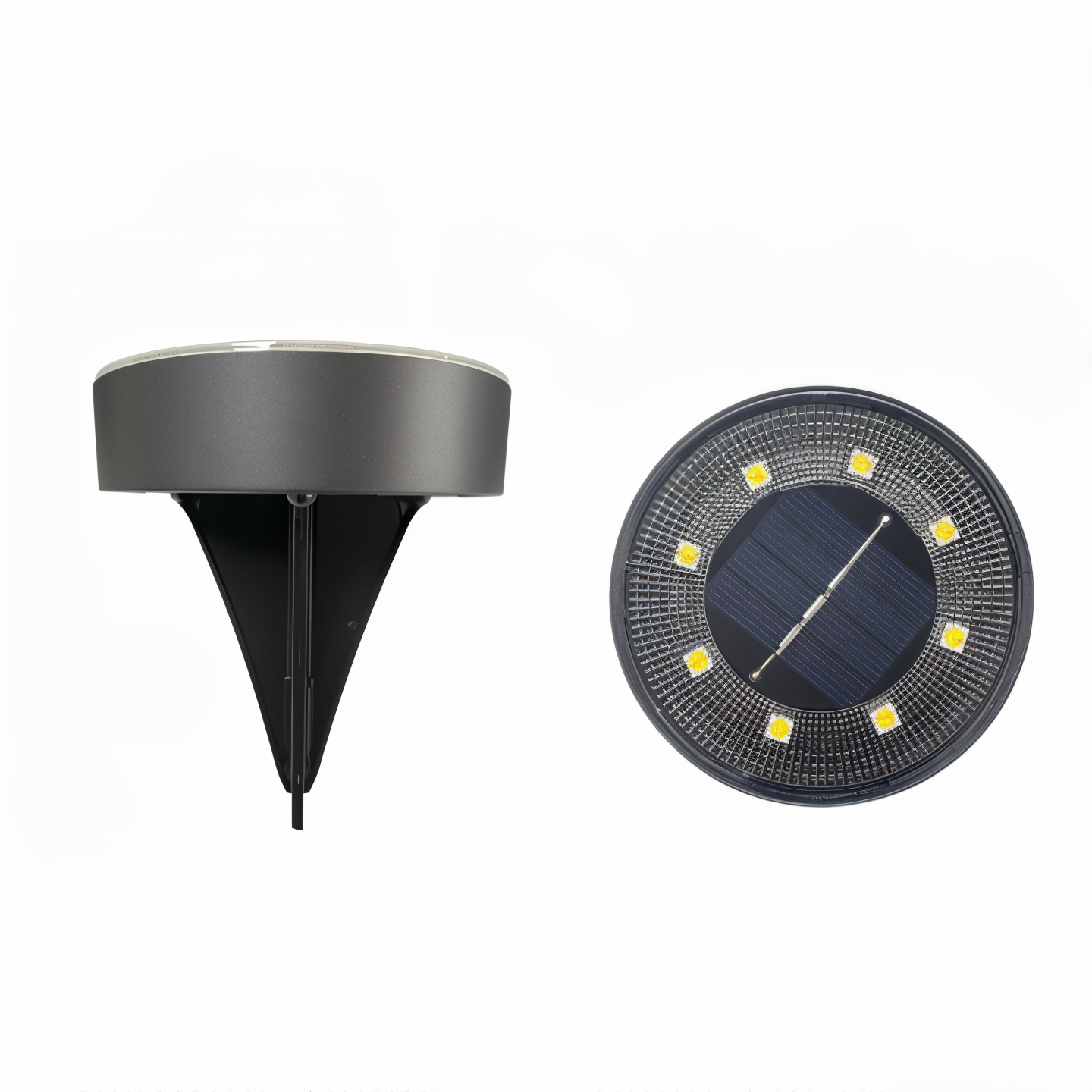 SunSparkle - Conjunto de 2 Lâmpadas Solares LED para Exterior