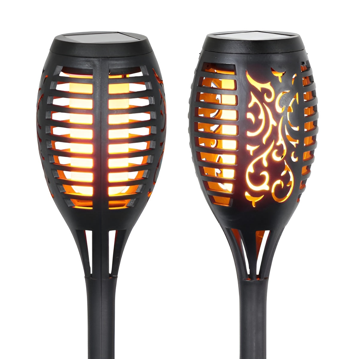TorchLit - Iluminação Solar Exterior à Prova de Água IP65 com Chama Tremeluzente