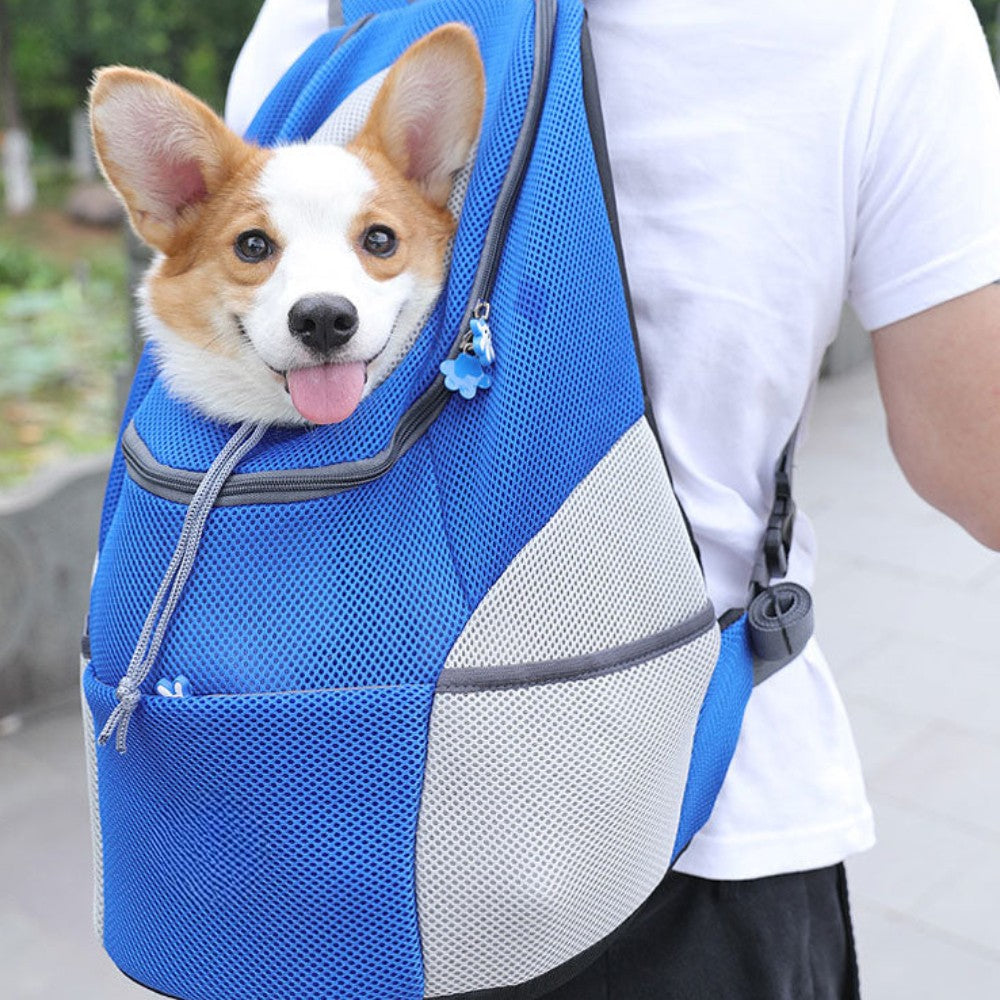 Zaino Trasporto Cane Traspirante Portatile Supporto Animali
