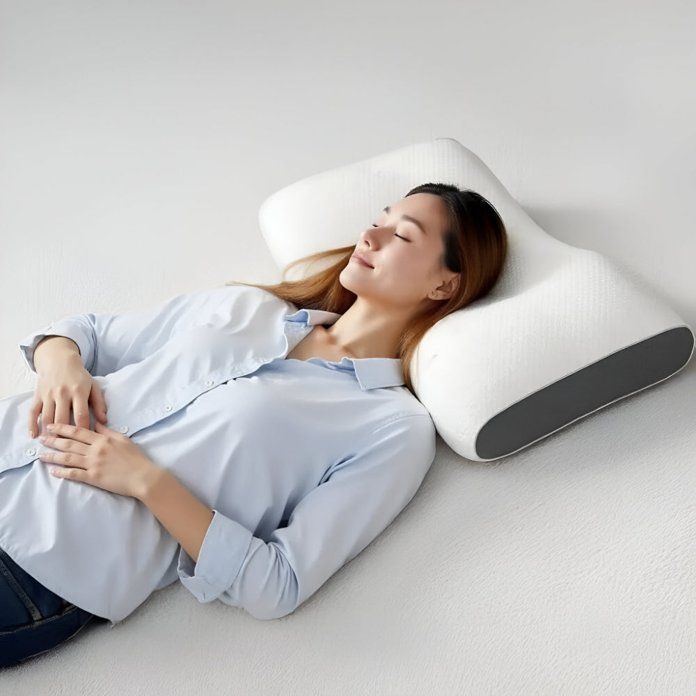 Almohada para la cabeza Almohada para dormir Soporte para el cuello Forma ergonómica