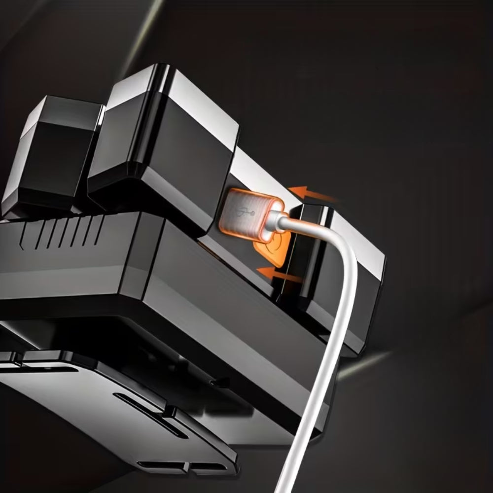 Lampada Frontale Hiking LED Ricaricabile USB Multimodale