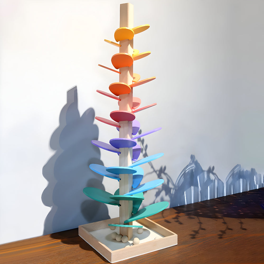 Gioco Educativo Bambini Pista Palline Torre Sensoriale