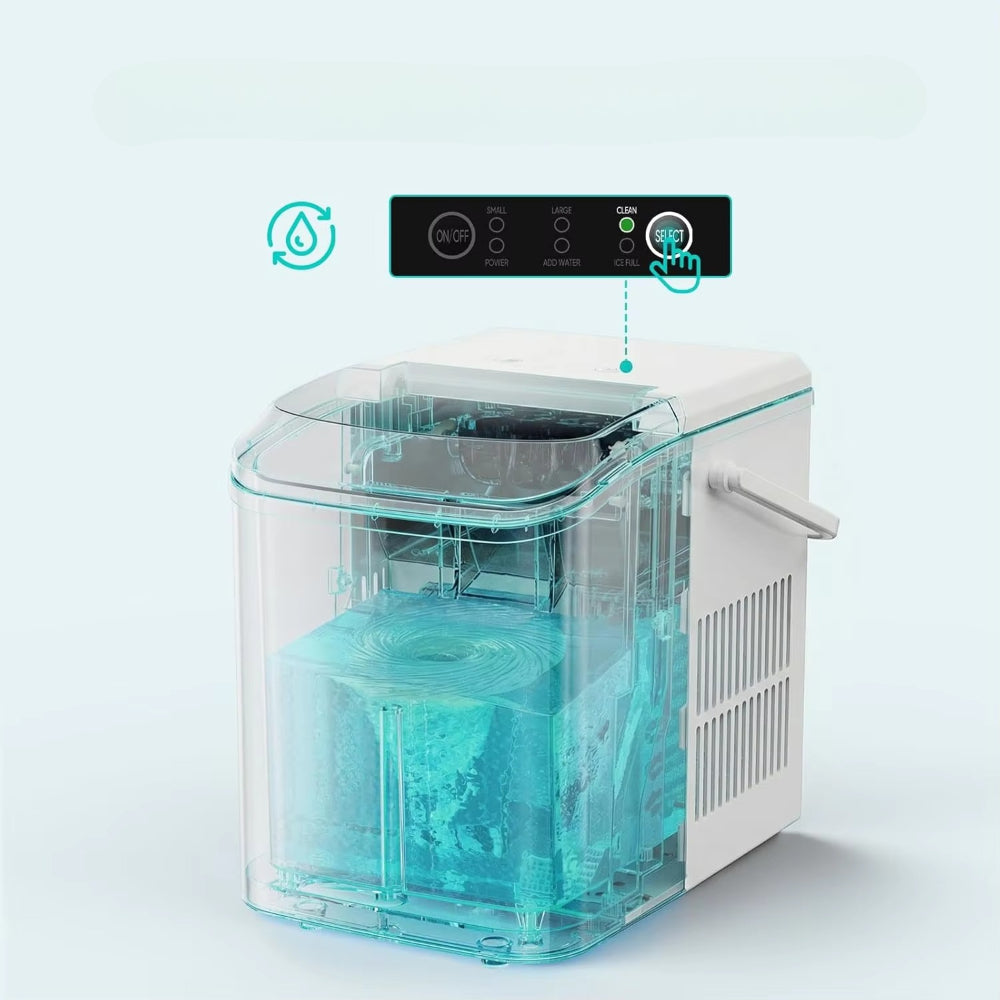 Ice Cube Maker Compact Portable Fast Ice Making Device