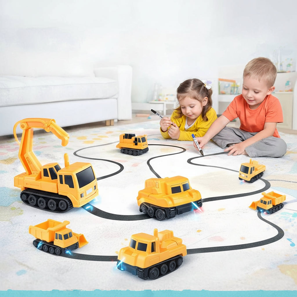 Toy Car Line Following Interactive Educational ABS Toy