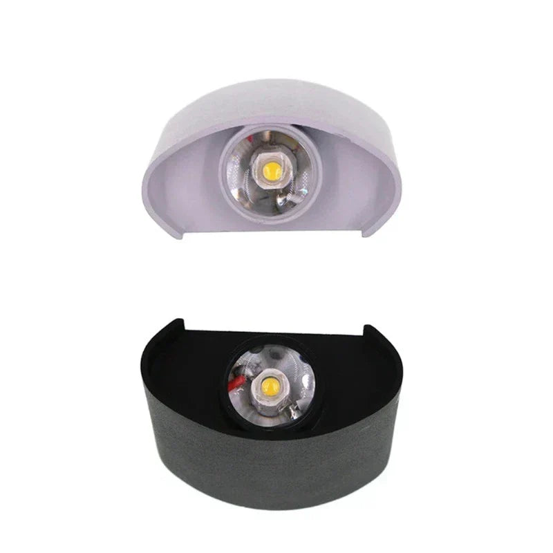 LumiWall - Waterproof LED Wall Lamp for Outdoor Use in Anthracite