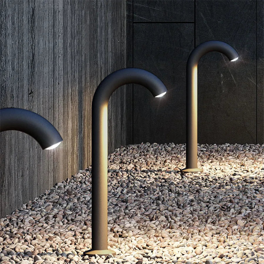 ArchGlow – Lampada a LED solare per giardini e sentieri – Illuminazione esterna moderna, impermeabile e a risparmio energetico