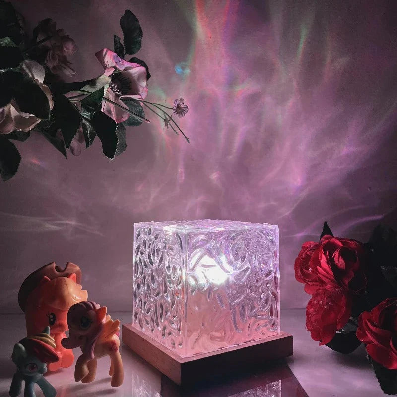 Lampada Aurora Beata - Lampada LED a Colori con Luminosità Regolabile e Telecomando