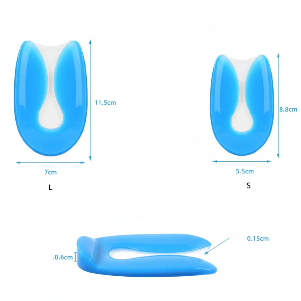 Insoles Heel Support Pressure Distribution Comfort Shoe Use