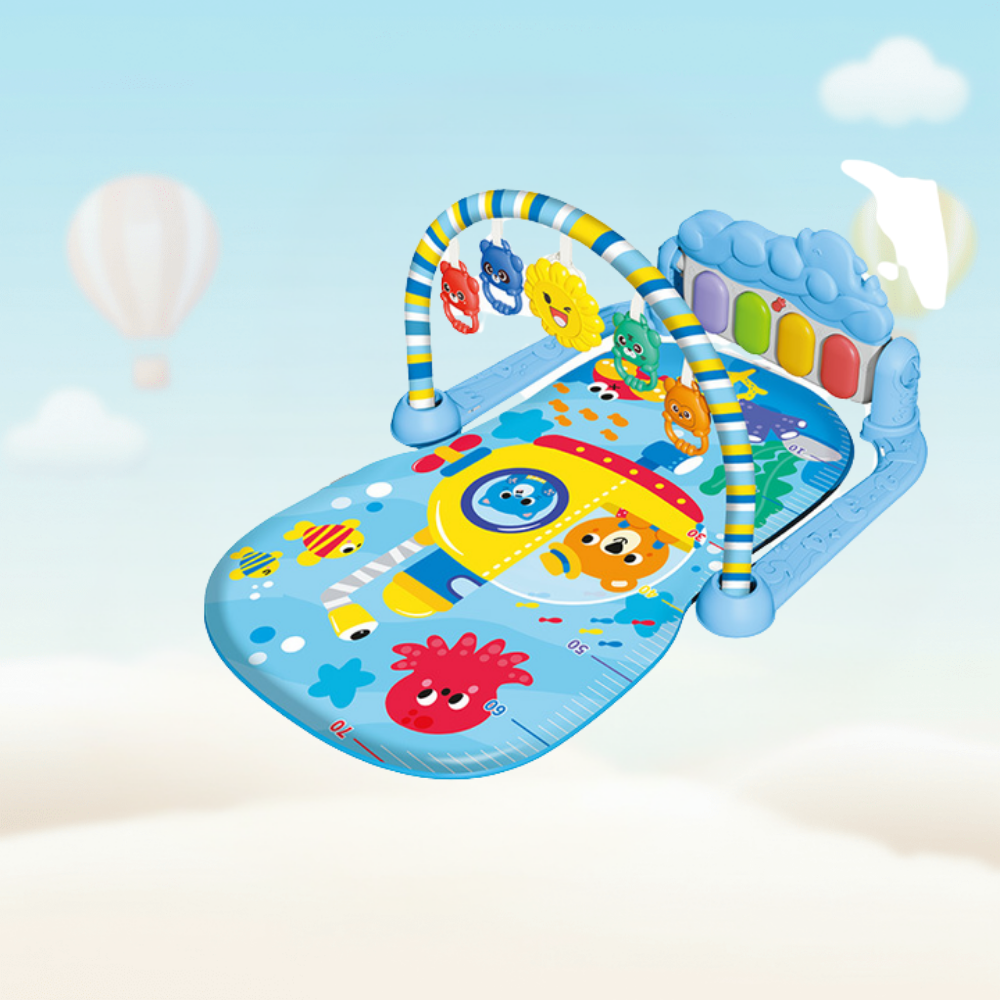 Alfombra de Juego Musical Interactiva para Bebés con Sonido y Actividades