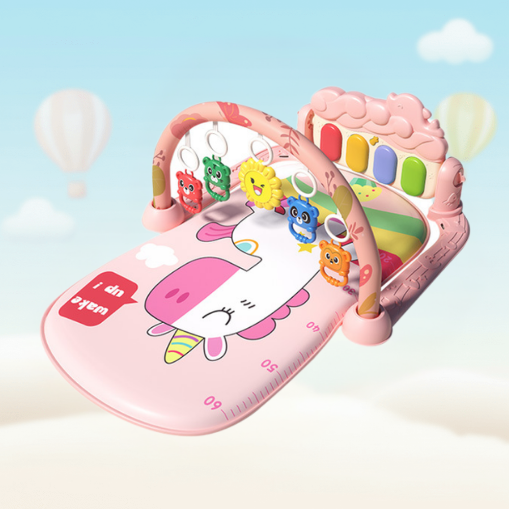 Alfombra de Juego Musical Interactiva para Bebés con Sonido y Actividades