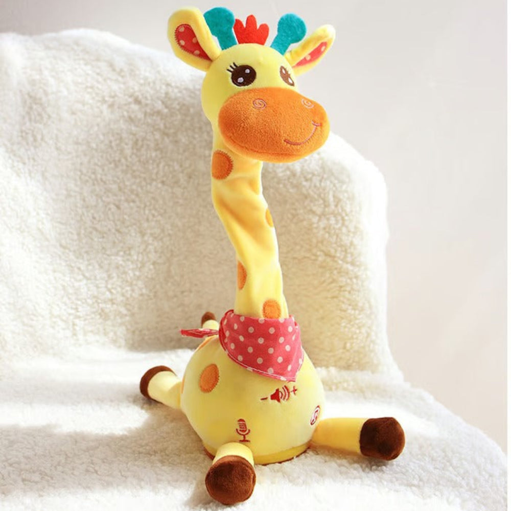 Interactive Singing Dancing Plushie Giraffe Toy for Kids 0