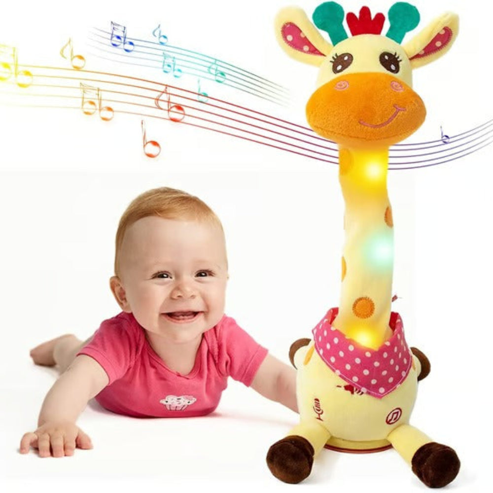 Interactive Singing Dancing Plushie Giraffe Toy for Kids 3