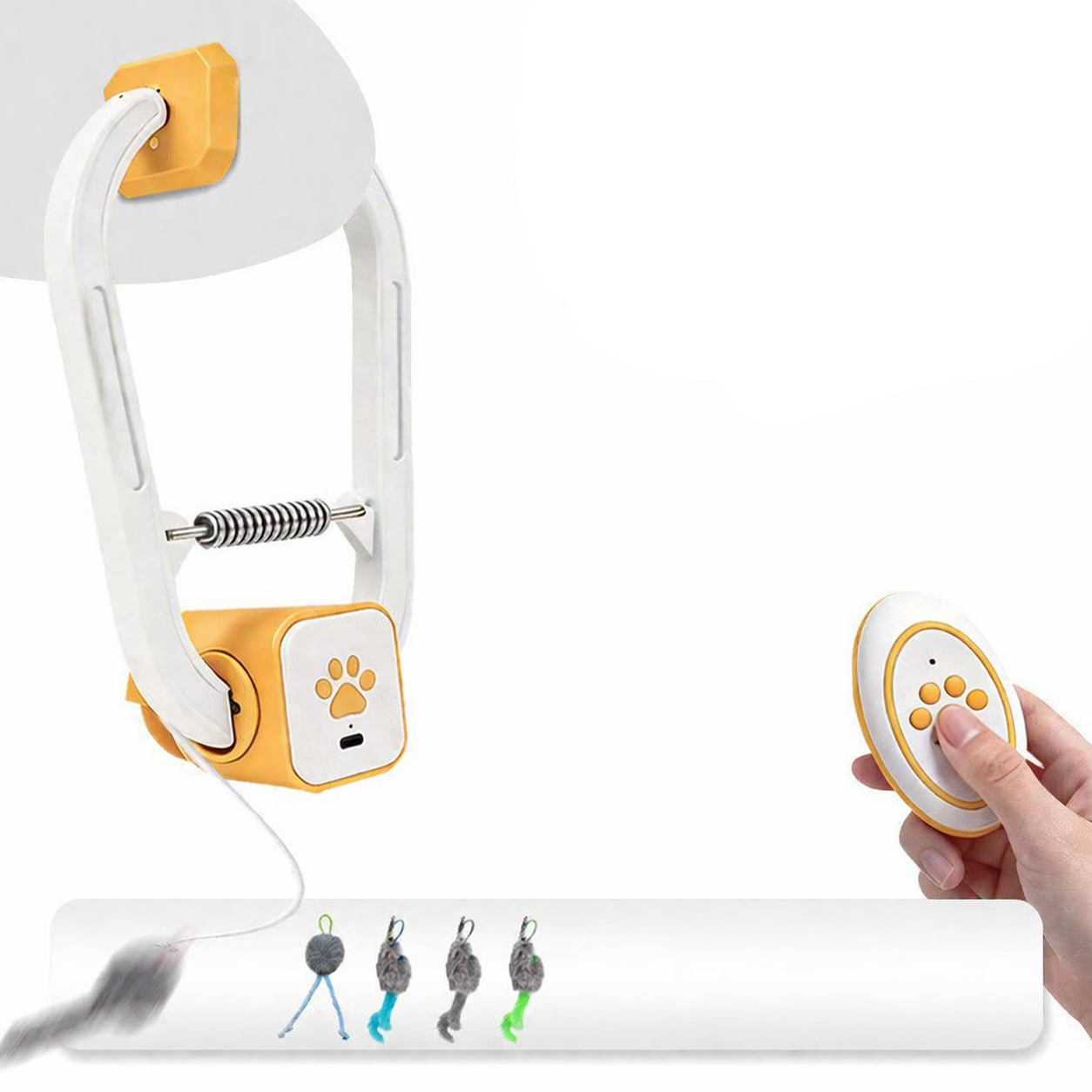 Interactive Cat Toy Wireless Control Rechargeable Battery