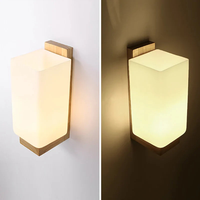HinokiFlex - Japanese Wooden Wall Lamp