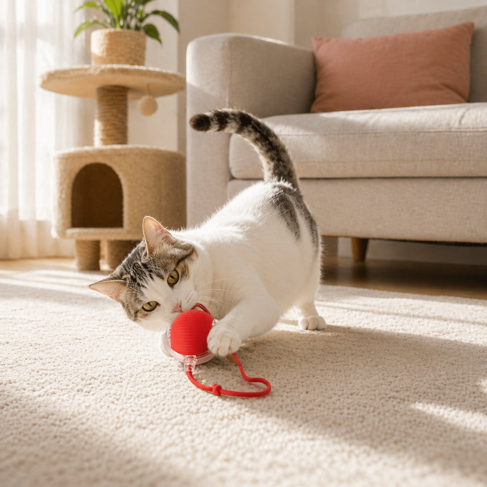 Gioco per gatti Pallina interattiva automatica in movimento