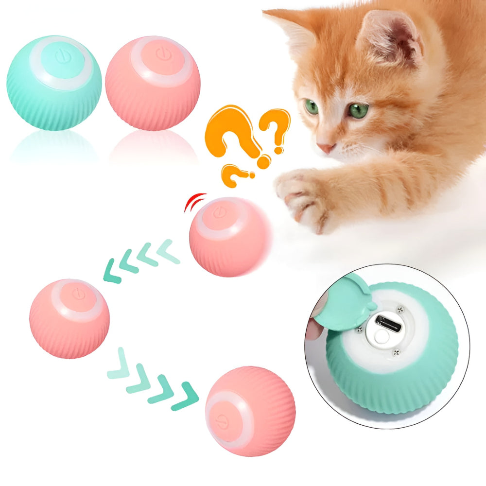 Cat Toy Interactive Play Ball Automatic Moving
