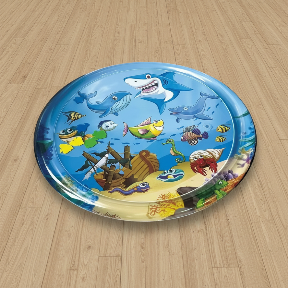 Cat Play Mat Water Interactive Sensory Toy Cats