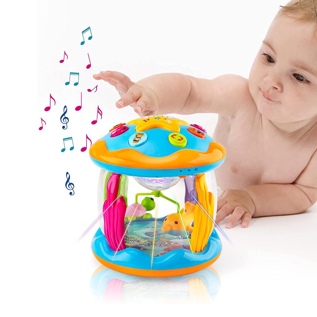 Giocattolo Musicale Carosello Neonati Luce Suono