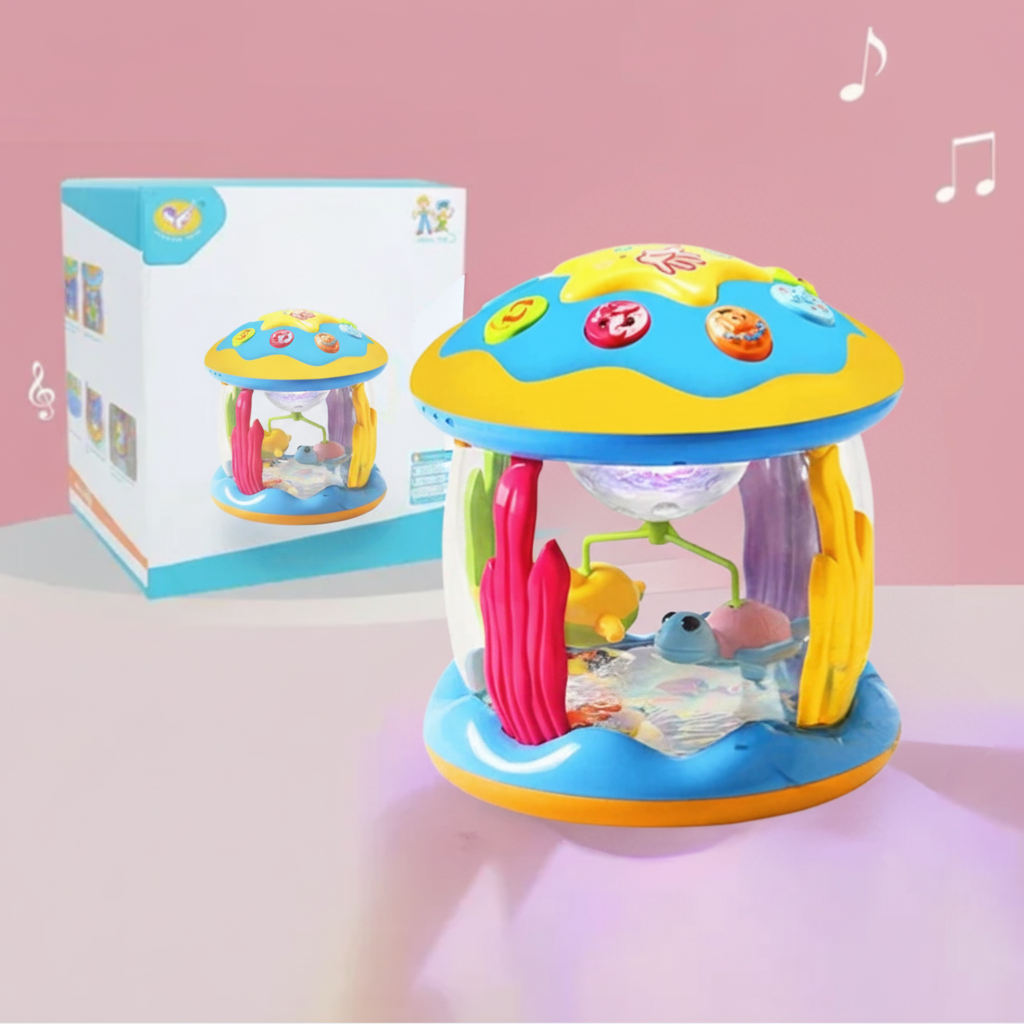 Giocattolo Musicale Carosello Neonati Luce Suono