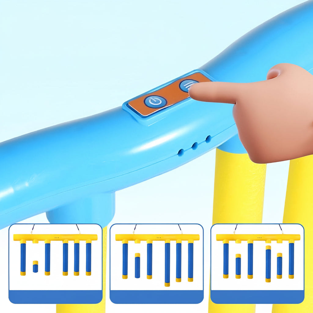 Jogo Infantil Treinador de Reação Jogo de Reflexos Varas a Cair para Interior