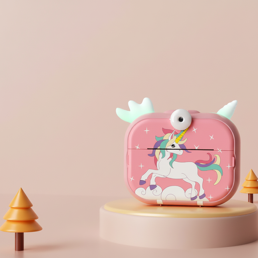 Kinder Fotocamera Istantanea Funzione Stampa Ricordi Fotografici Creativi
