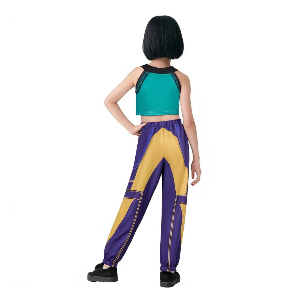 Kids Pop Singer Dance Costume Set K-Pop Inspired Outfit for Parties 4